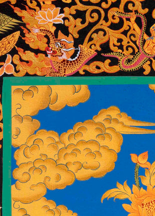 Avalokitesvara Chengrezig Thangka | Bodhisattva of Compassion