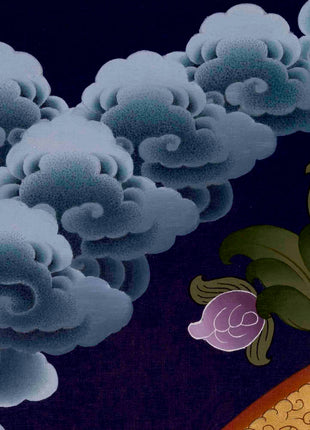 Amitabha Buddha Thangka | Tibetan Traditional Art | Wall Decors