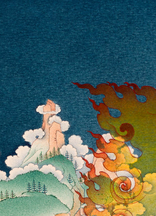 Vajrayogini Thangka Print | The Red Dakini of Vajrayana