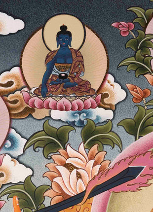 Traditional Manjushri Thangka | Traditional Painting