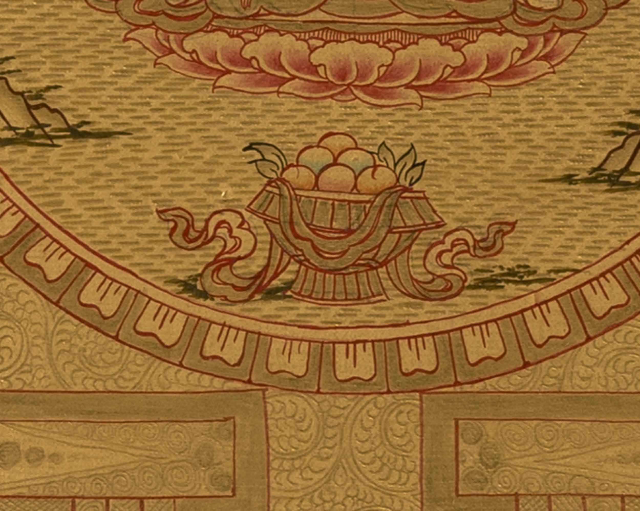 White Tara Mandala Thangka | Wall Decoration Painting
