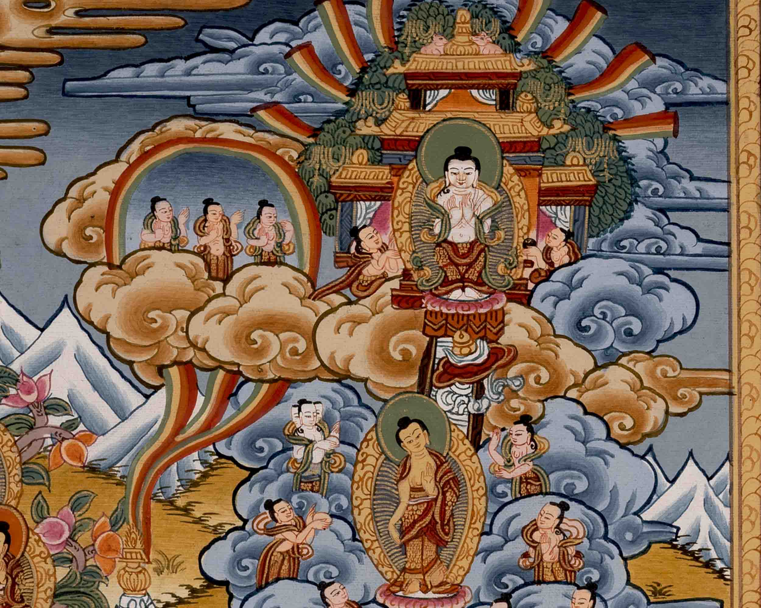 Buddhist Life Story Of Buddha | Wall Decors