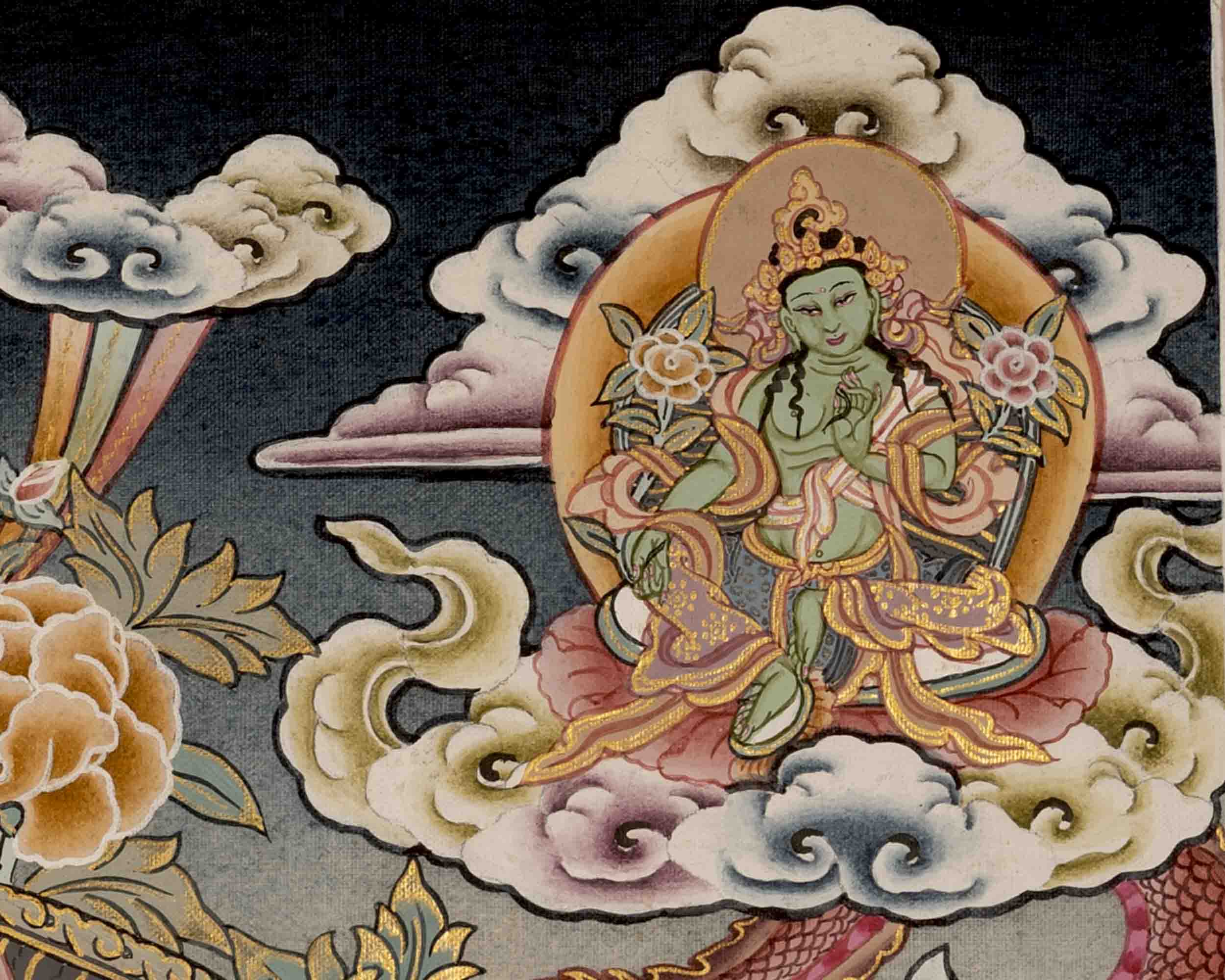 Avalokiteshvara Thangka | Spiritual Asian Art