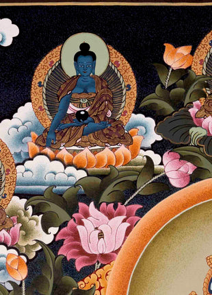 Avalokiteshvara Chengrezig Thangka | Wall Decoration Thangka Painting