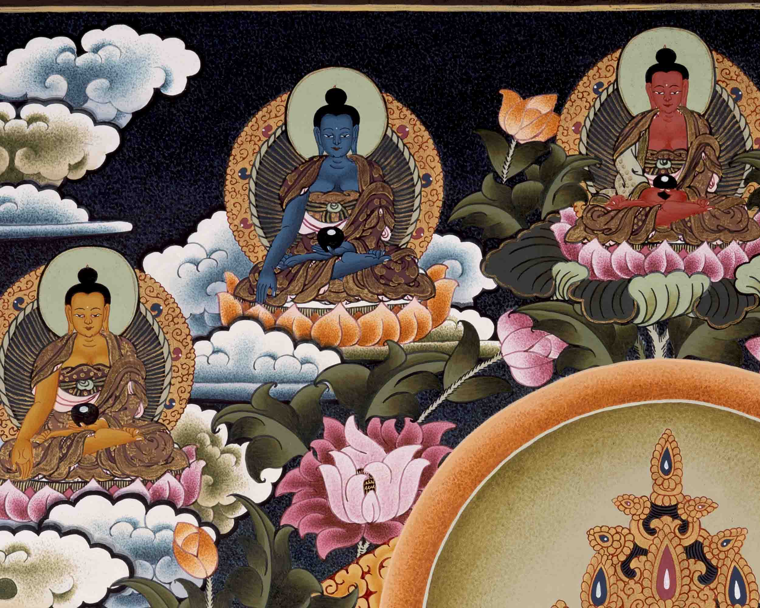 Avalokiteshvara Chengrezig Thangka | Wall Decoration Thangka Painting
