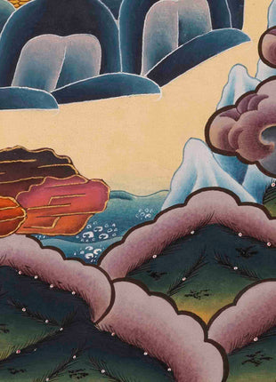 Religious White Tara Thangka | Female Bodhisattva