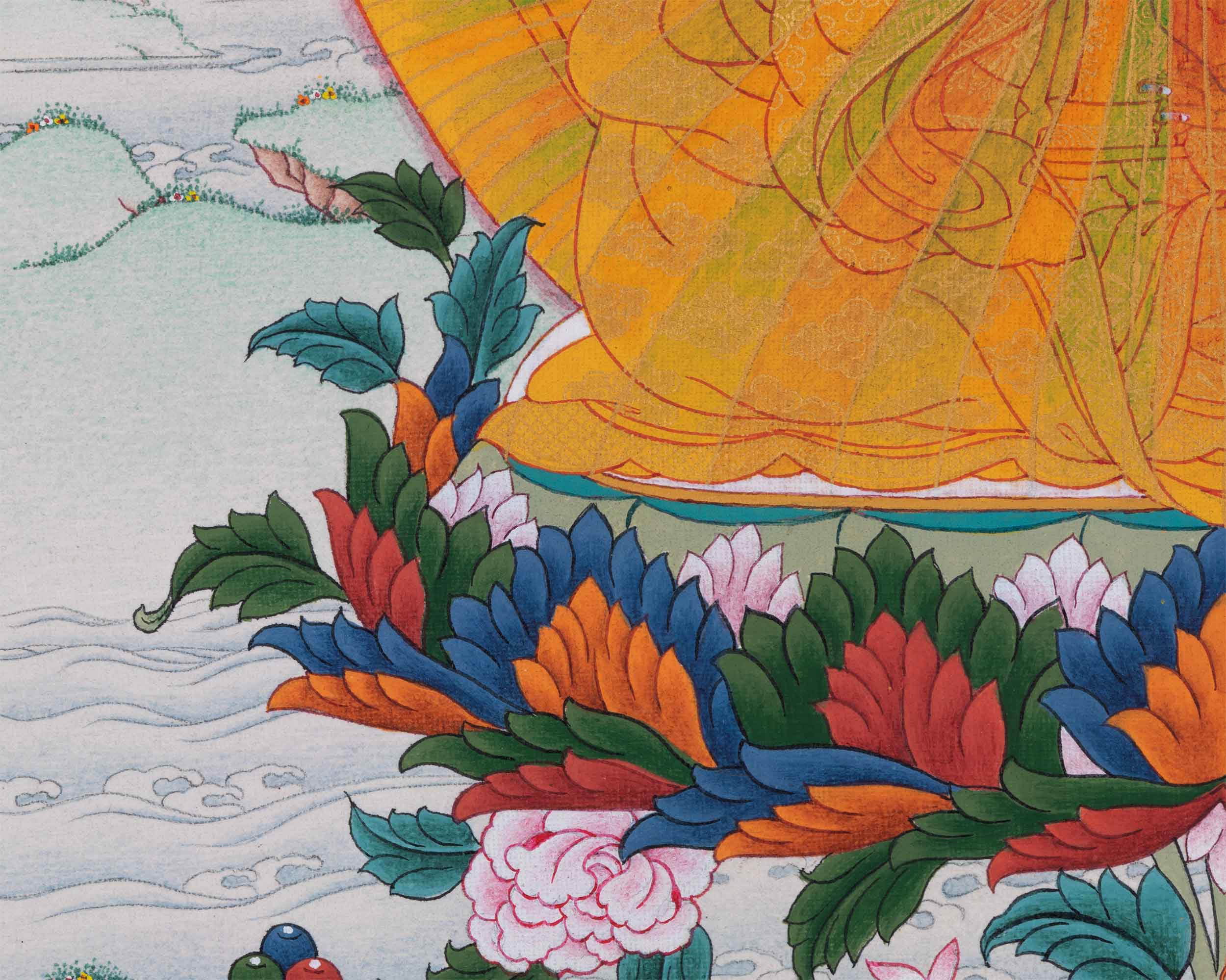 Guru Rinpoche Thangka | Rainbow Body Padmasambhava Print