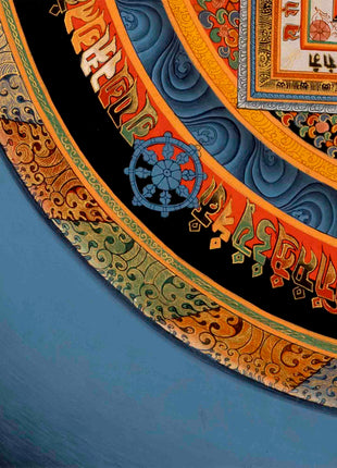 Kalachakra Mandala Tibetan Thangka | Zen Buddhism