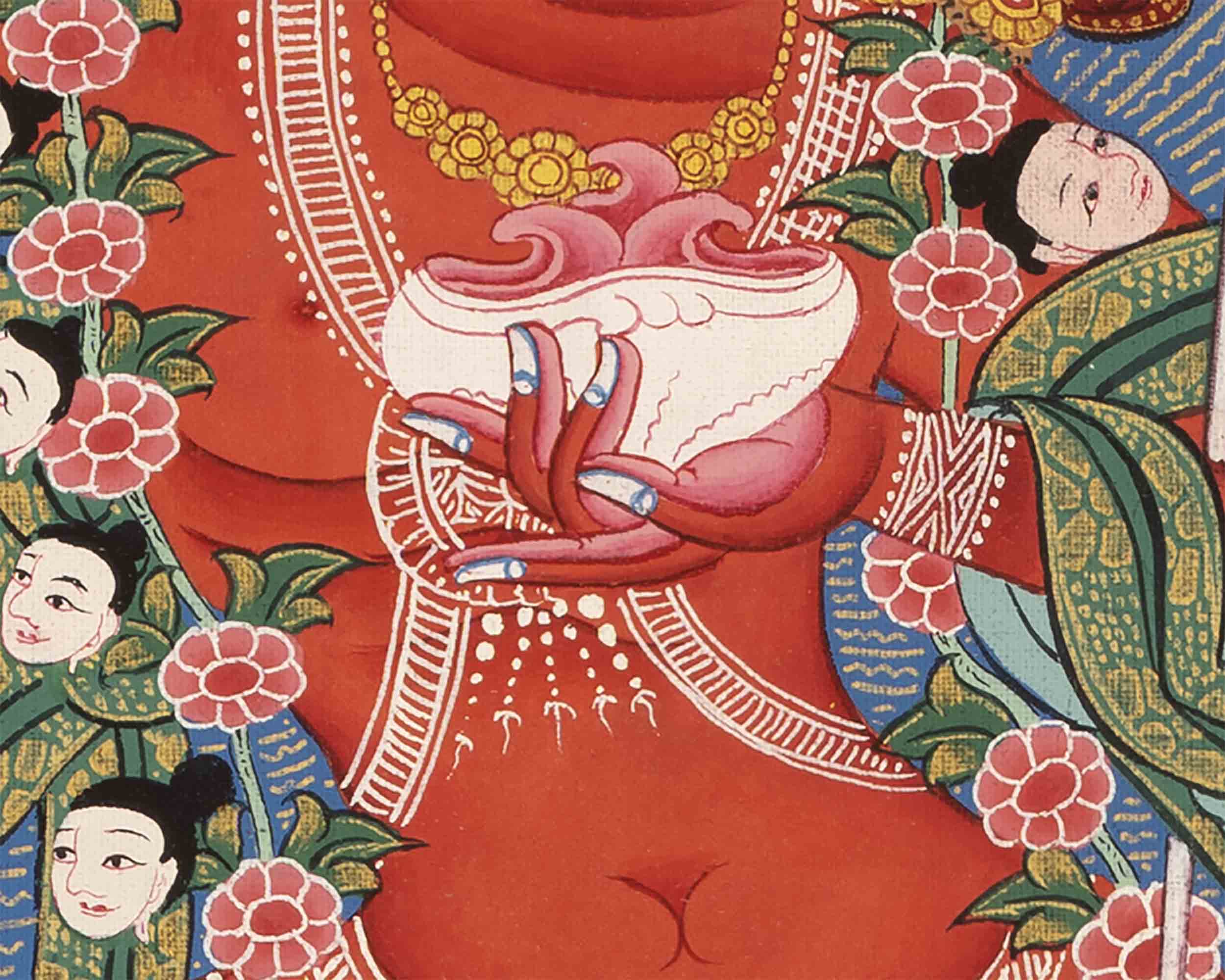 Vajravarahi Thangka | Traditional Buddhist Painting | Wall Hanging Decors