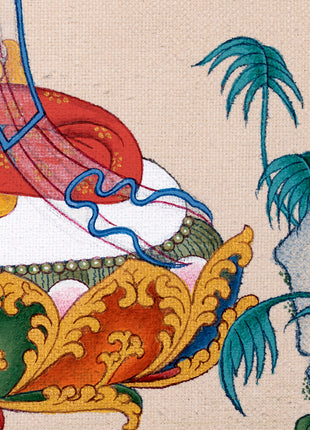 Green Tara Thangka | Hand Painted Tara | Tibetan Painting