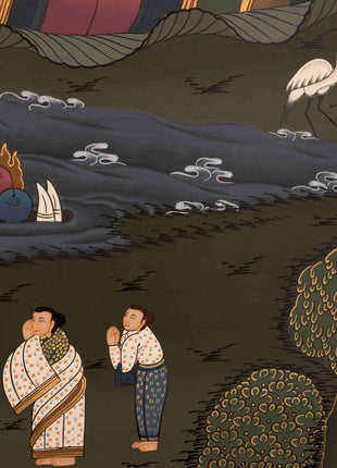 Avalokitesvara Chengrezig Thangka | Wall Hanging Yoga Thangka