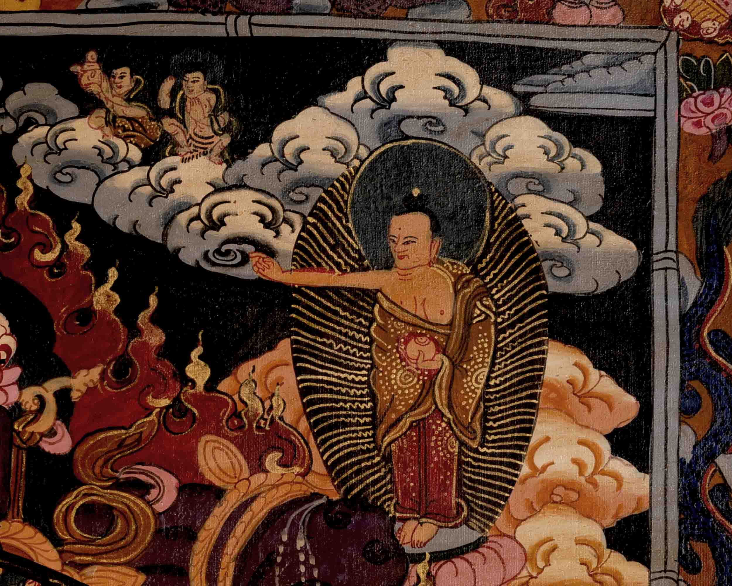 Wheel Of Life Thangka | Traditional Tibetan Art | Wall Decors