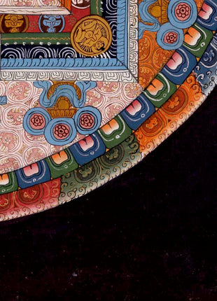 Amitayus Buddha Mandala Thangka | Wall Hanging