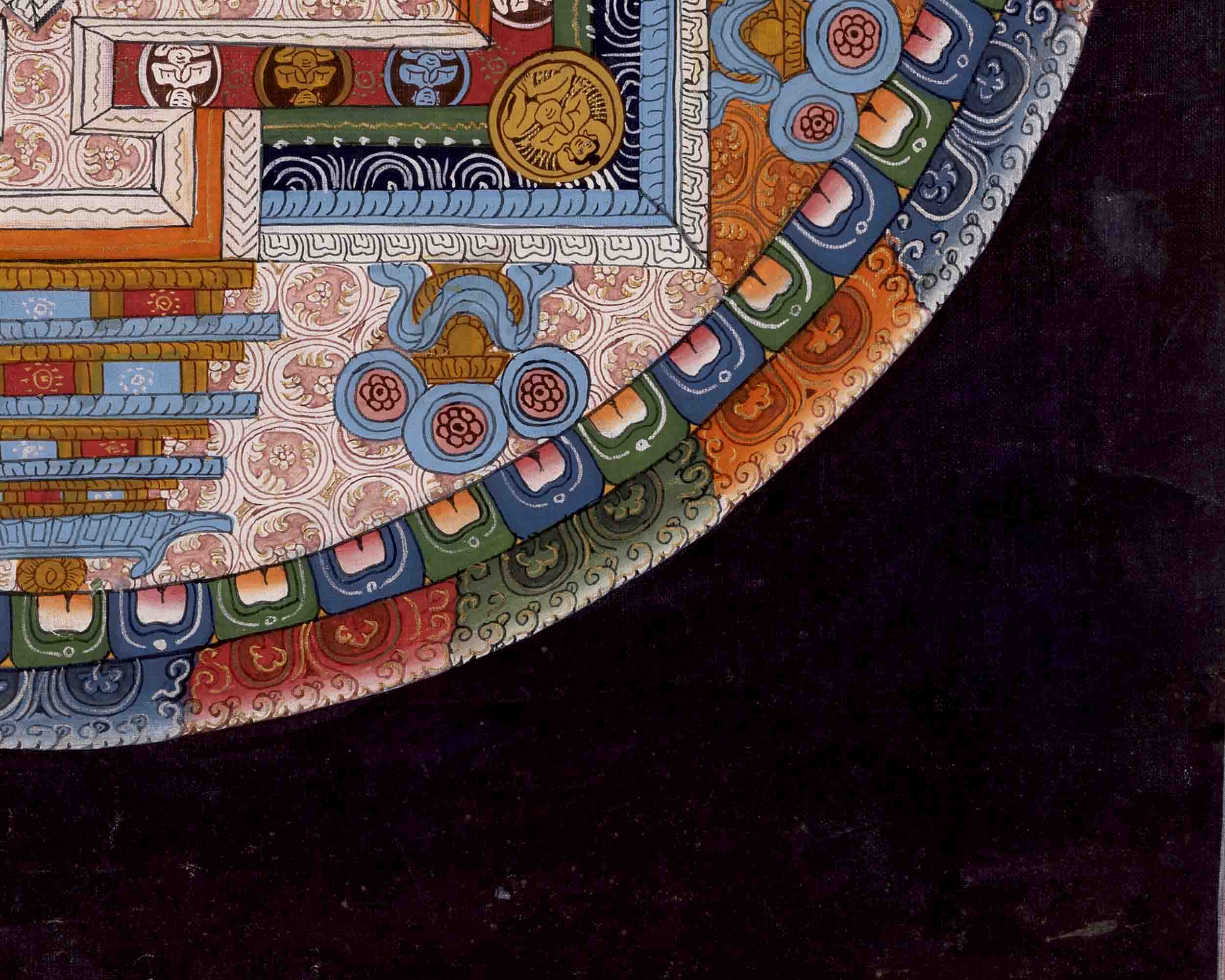 Amitayus Buddha Mandala Thangka | Wall Hanging