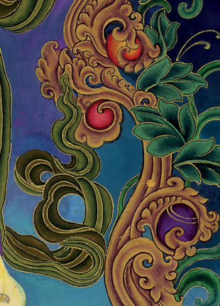 Tibetan Bodhisattva Padmapani Painting Print | Padmapani Lokeshwara Thangka Print