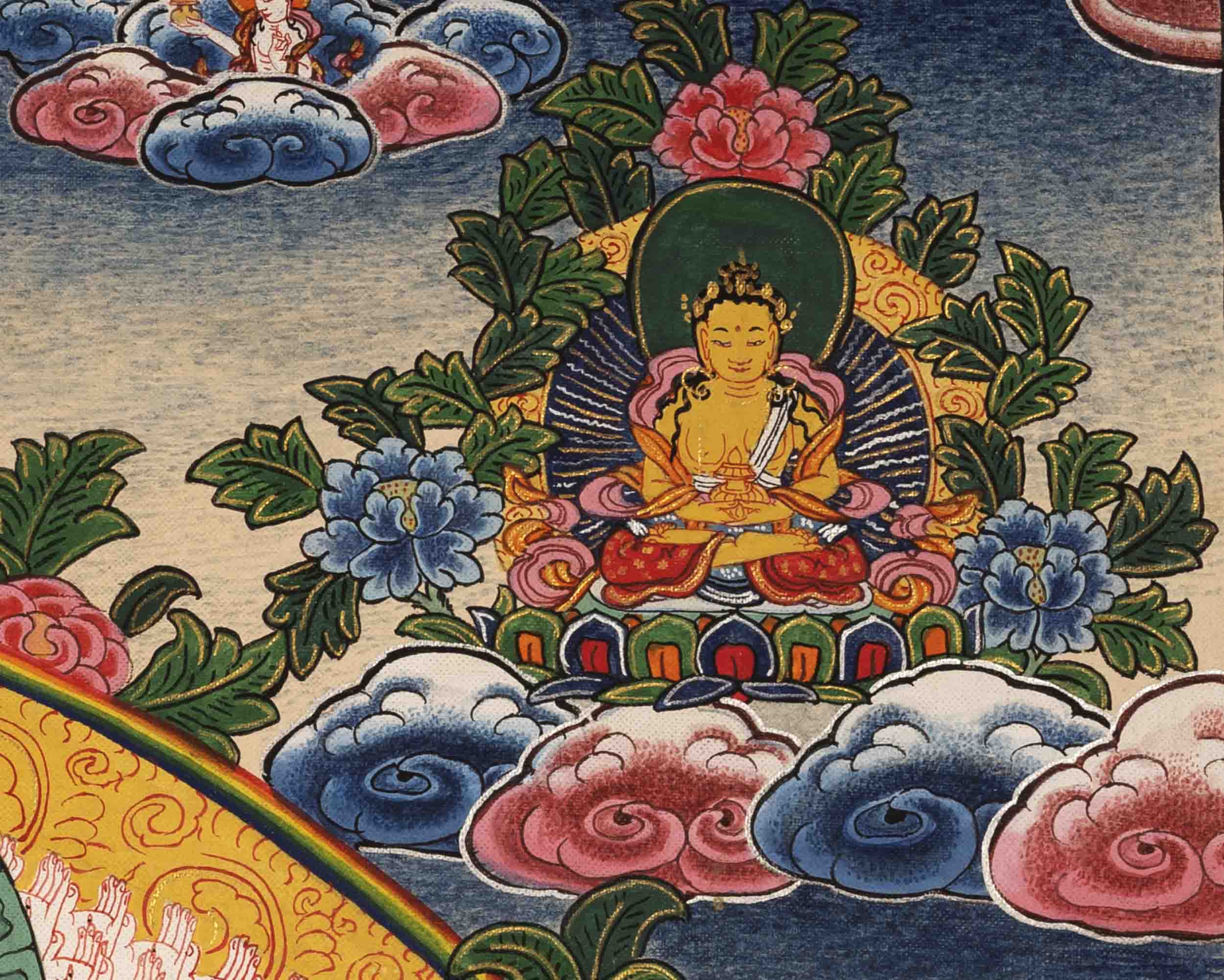 1000 Armed Avalokiteshvara Thangka | Traditional Tibetan Painting