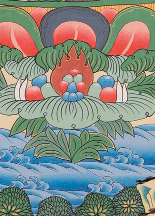 White Tara Thangka | Traditional Tibetan Art | Wall Decor