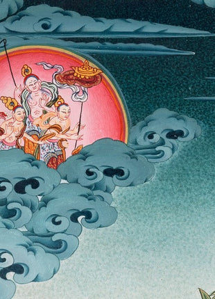 Buddhist Green Tara | Healing Female Deity Thangka
