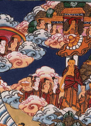Life Story Of Buddha | Vintage Thangka Art | Wall Decors