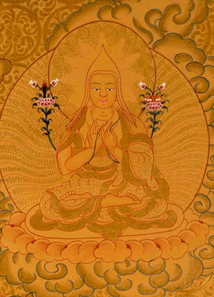 White Tara Thangka Painting | Meditation Canvas Art