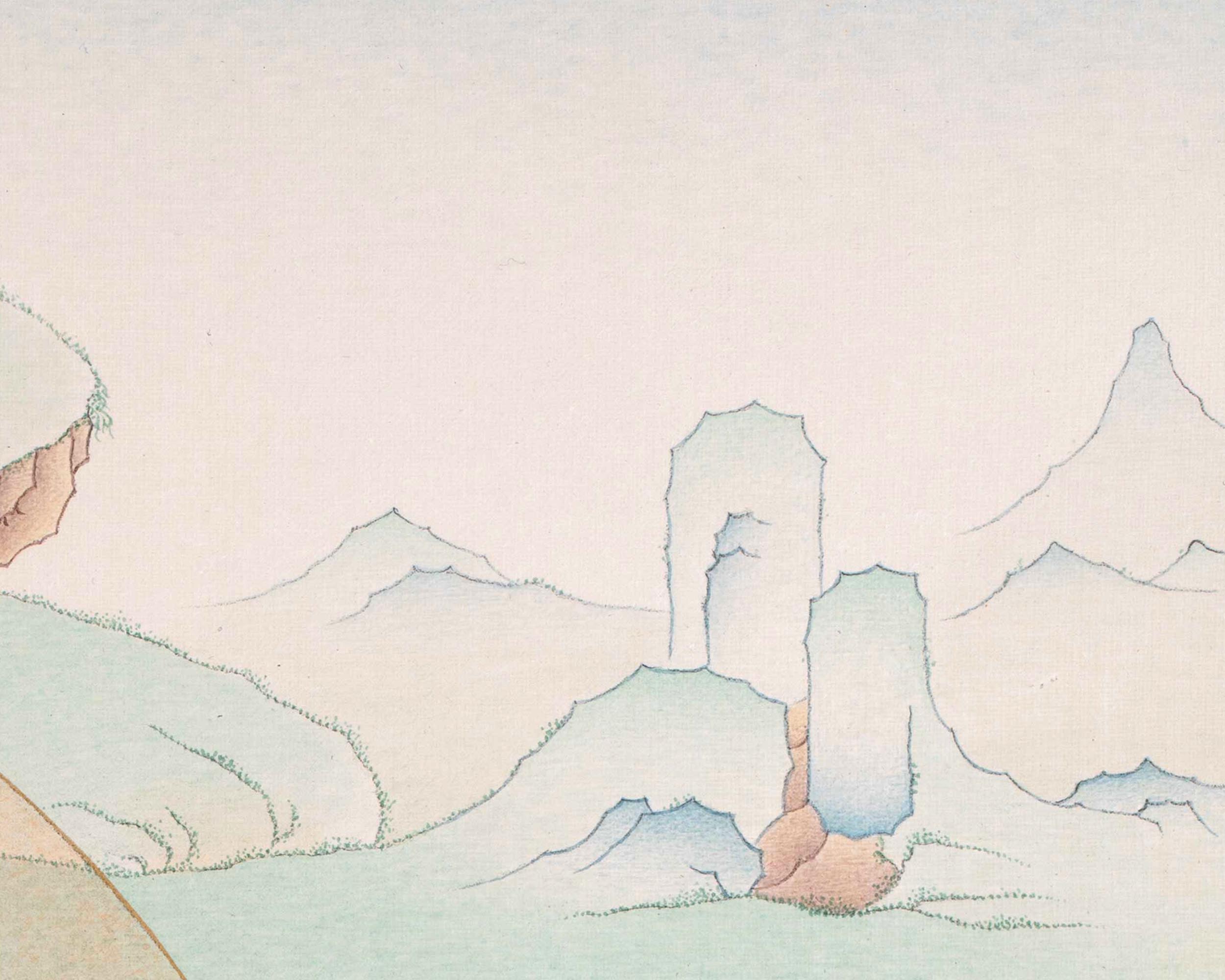 Tibetan Karma Gadri Thangka of Guru Padmasambhava