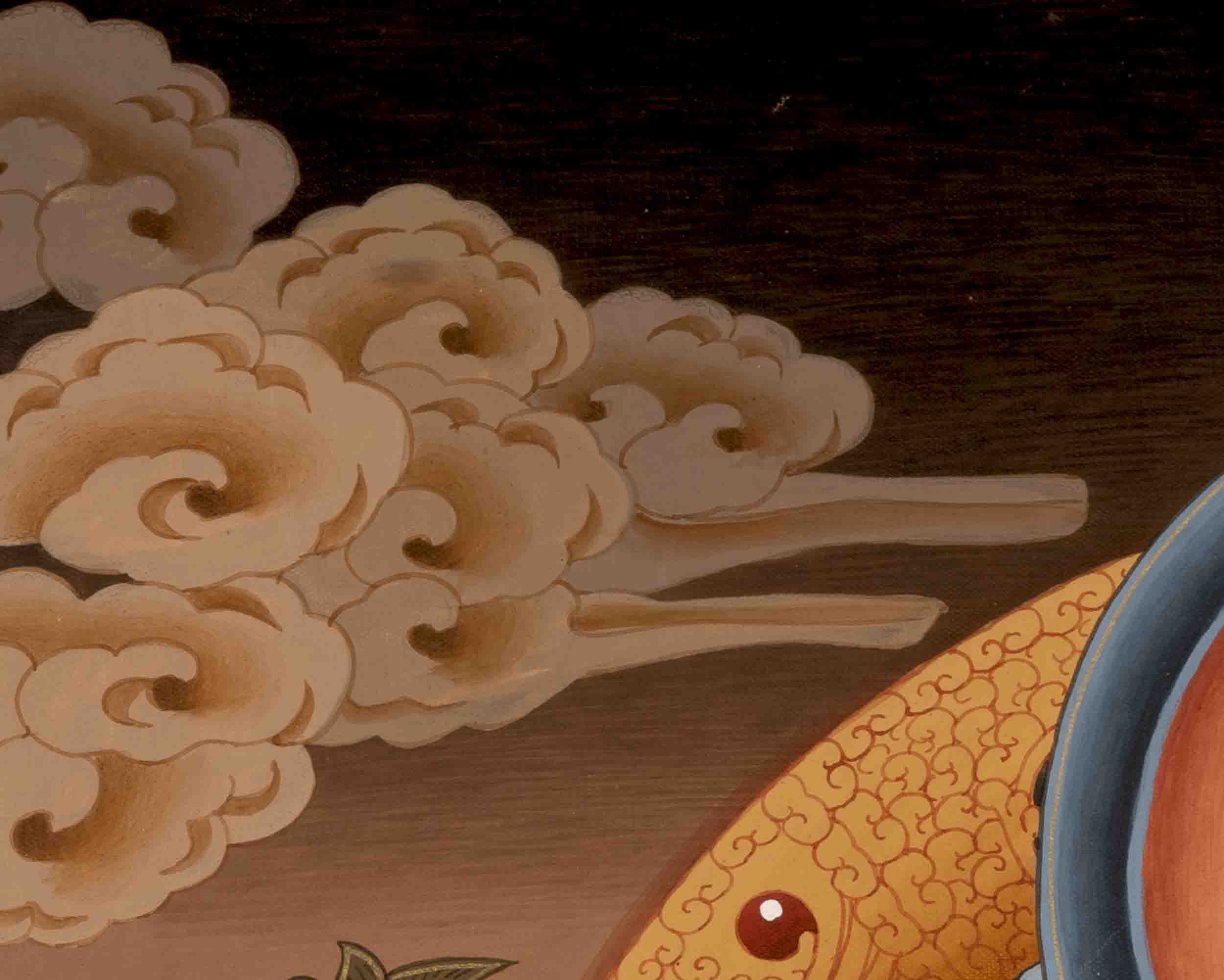 White Tara Thangka | Buddhist Artwork | Wall Hanging Decors