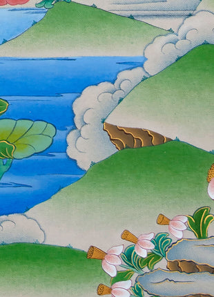 Vajrasattva Thangka| Tibetan Buddhist Art