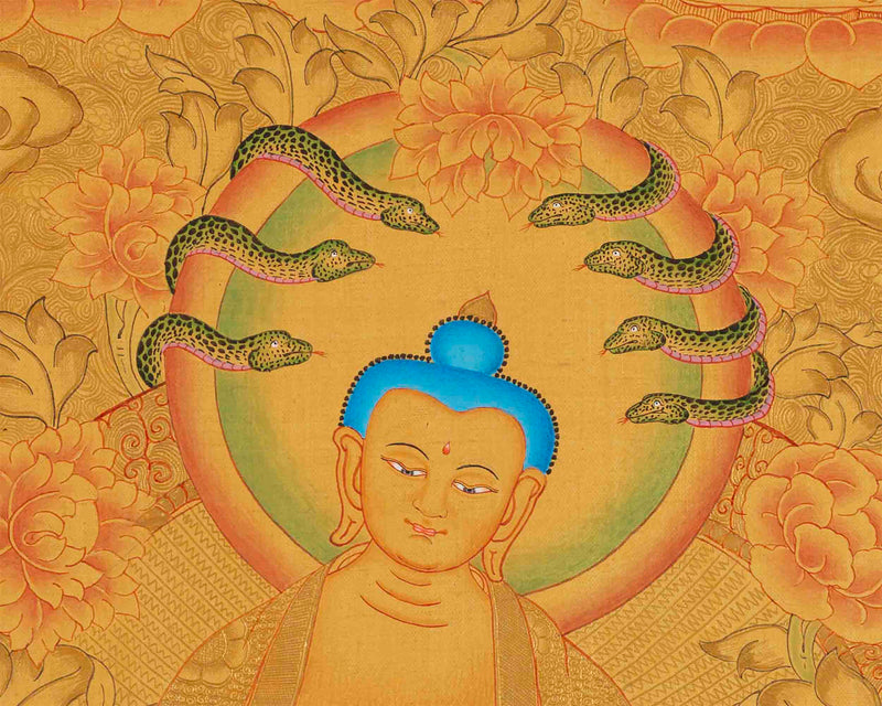 Nagarjuna The Great Buddhist Master's Thangka Painting