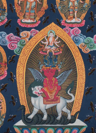108 Chengrezig Thangka | Traditional Tibetan Art | Wall Decors