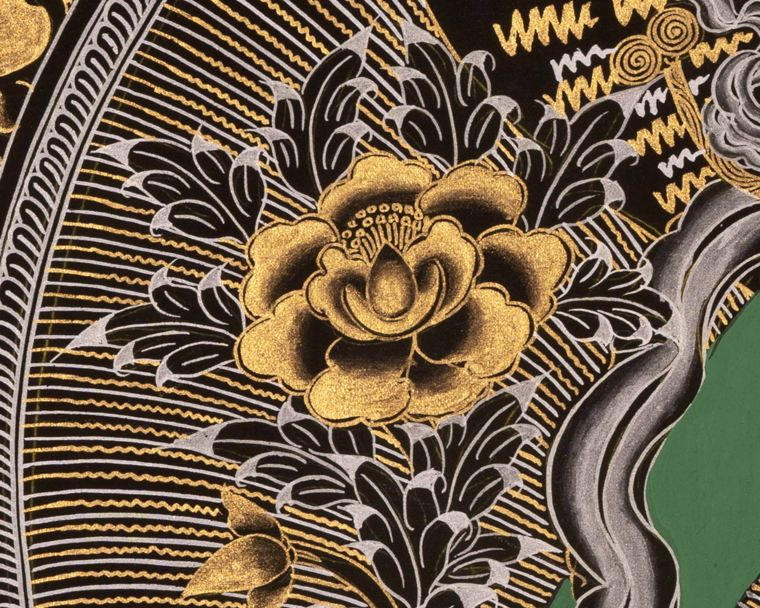 Female Green Tara | Handpainted Thangka