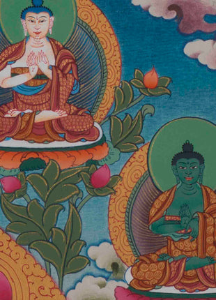 Shakyamuni Buddha Thangka | Wall hanging Decor