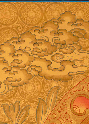 Tibetan Shakaymauni Thangka | Tibetan Buddha Artwork