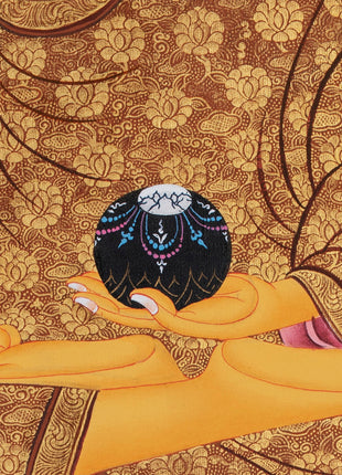 Shakyamuni Buddha Kadampa Art | Buddhist Thangka Painting