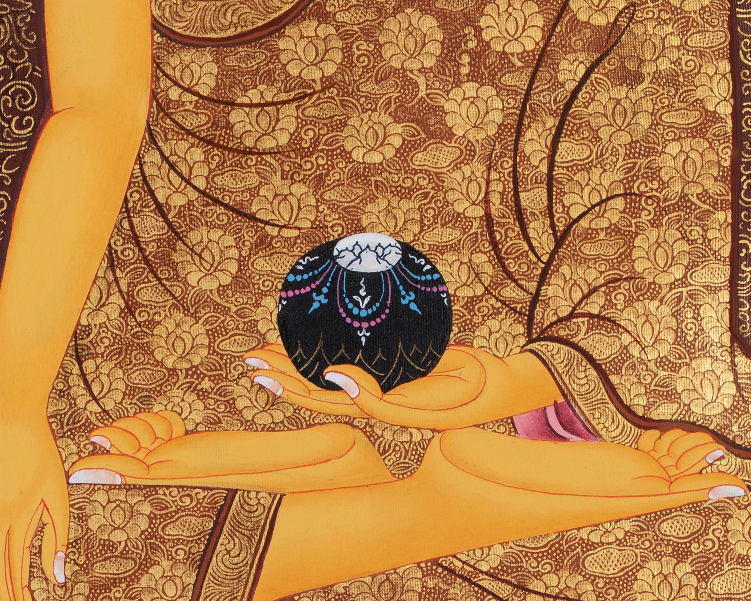 Shakyamuni Buddha Kadampa Art | Buddhist Thangka Painting