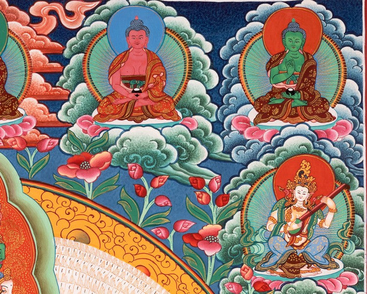 1000 Armed Avalokiteshvara | Chenrezig Thangka Art