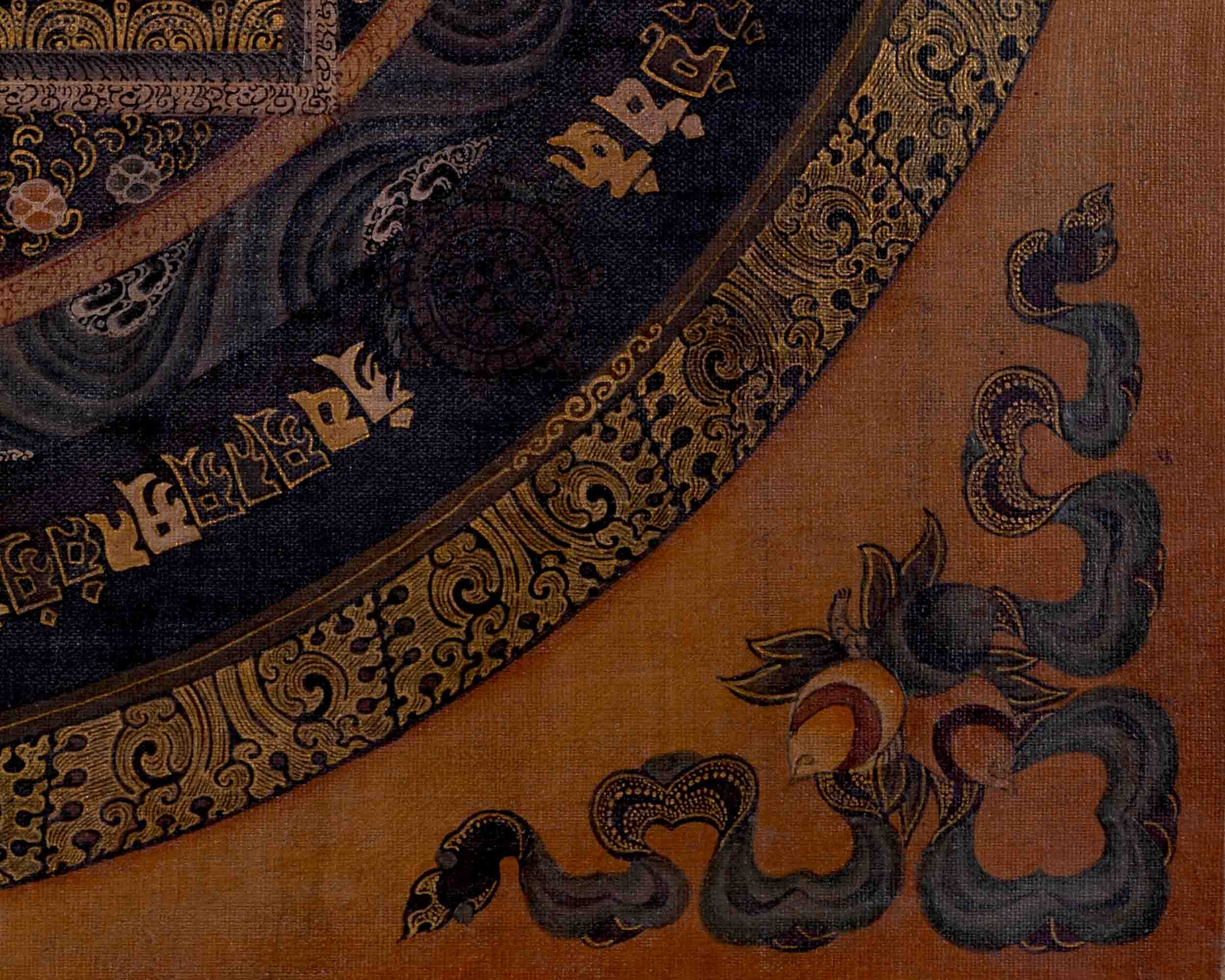 Oil Varnished Kalachakra Mandala | Traditional Tibetan Thangka | Wall Decors