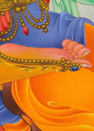 Manjushri Thangka | Hand Painted Buddhist Art