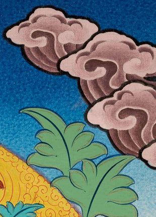 White Tara | Female Bodhisattva Thangka | Religious Buddhist Paint