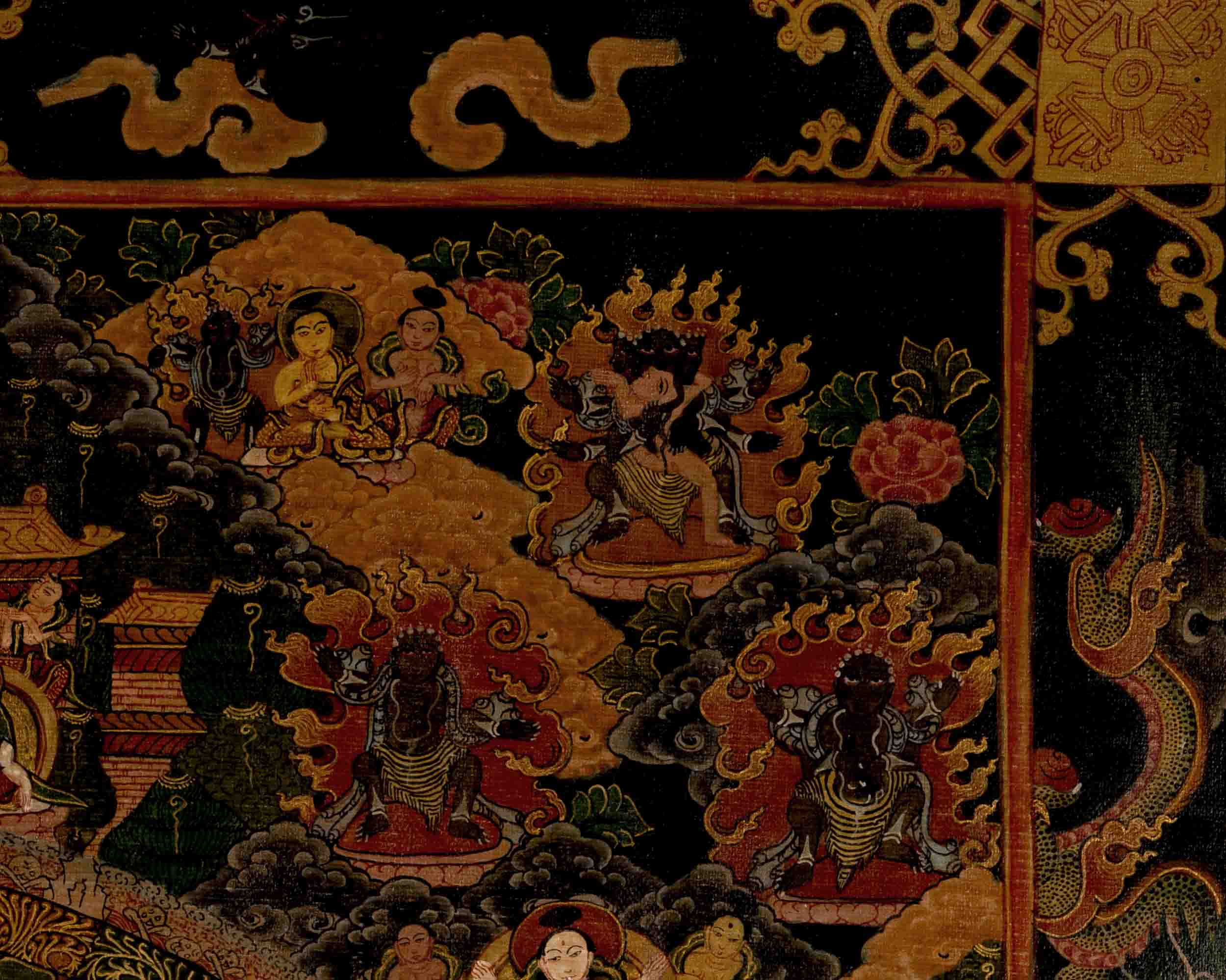 Vajravarahi Yogini Mandala | Traditional Tibetan Thangka | Wall Decors