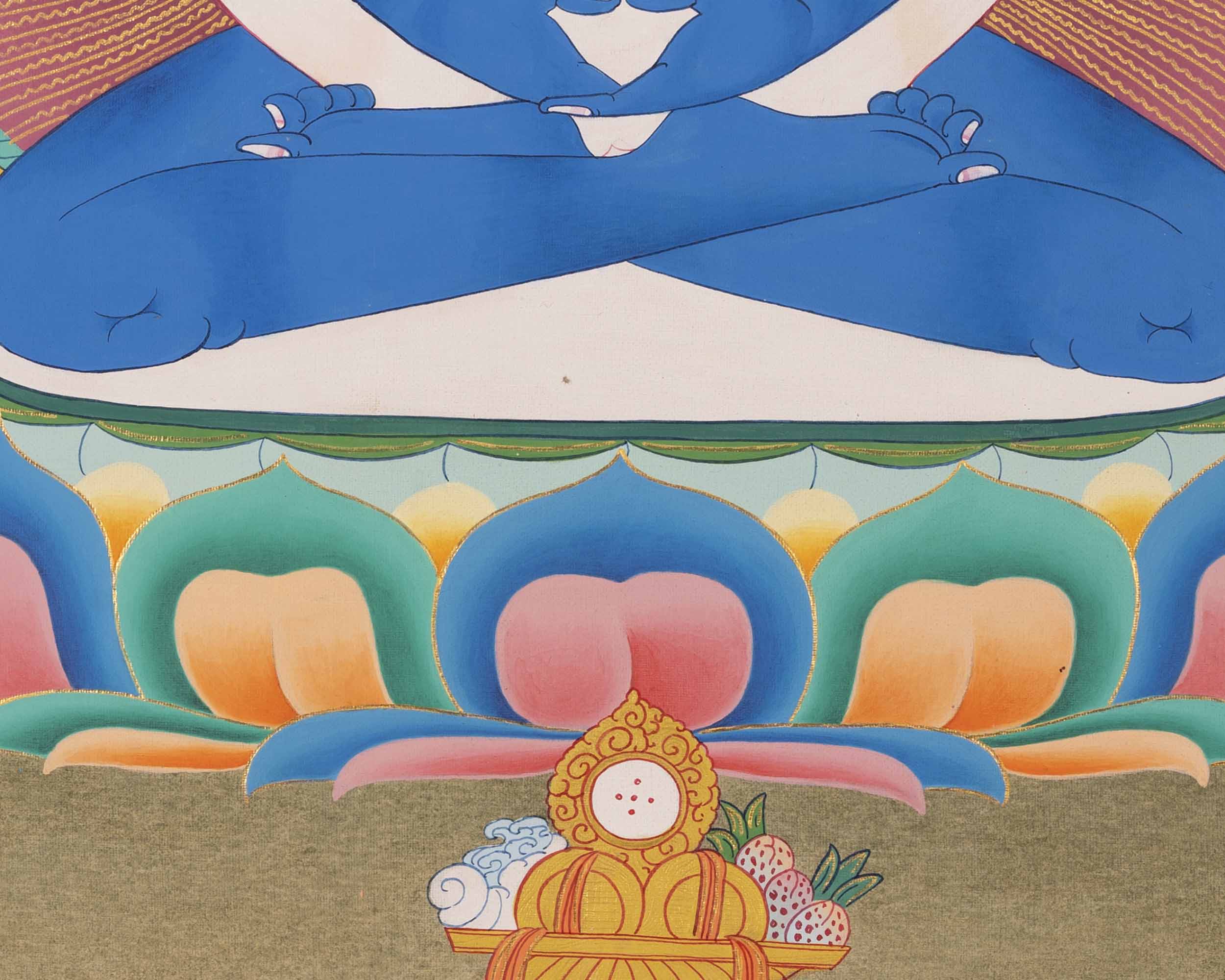 Samantabhadra Bodhisattva Thangka | Aspiration Prayer Buddha