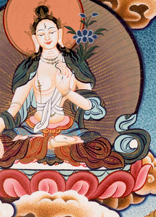 Buddhist Avalokiteshvara Chengrezig | Wall Decoration Thangka Painting