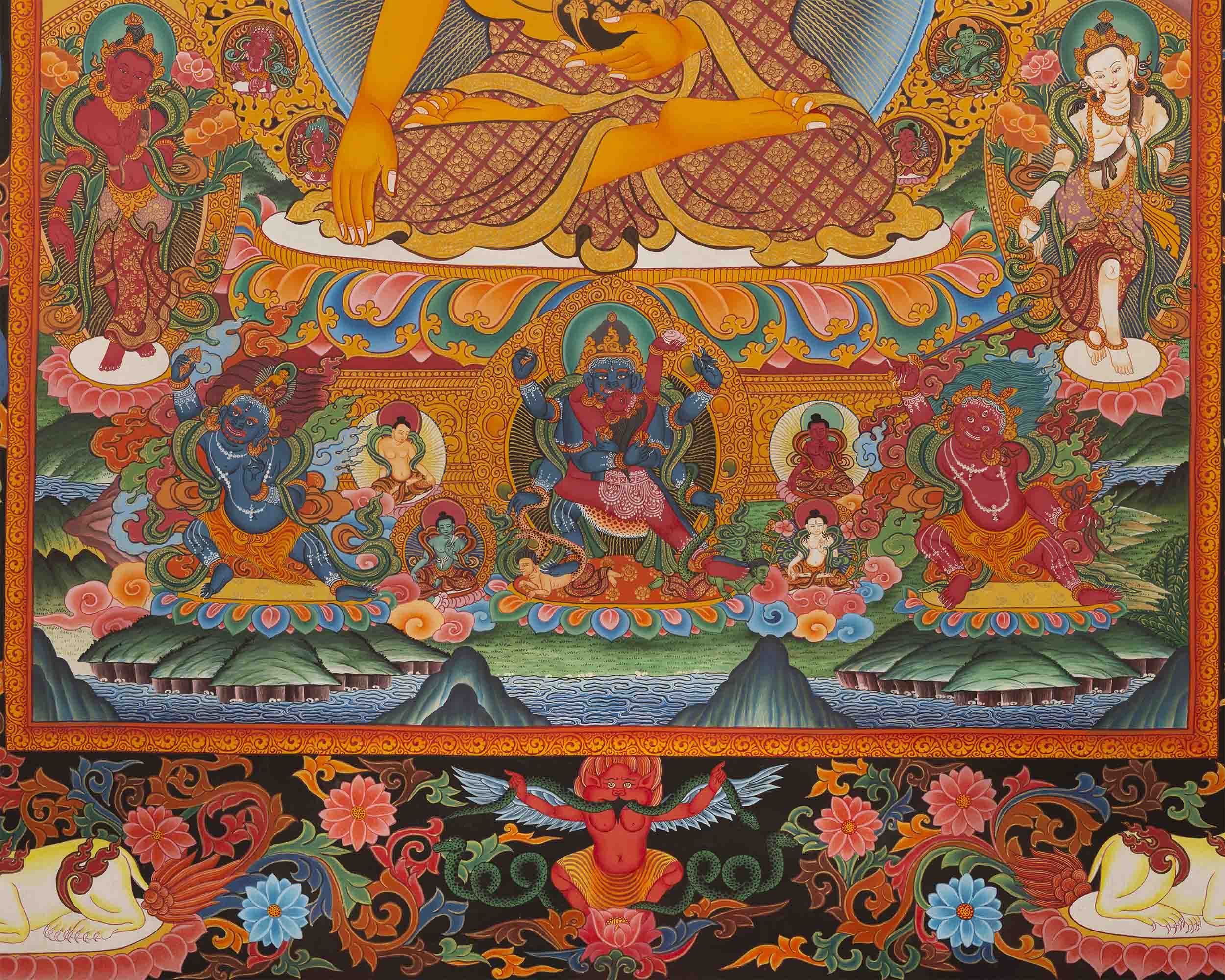 Shakyamuni Buddha Print | Religious Artwork | Wall Hanging Decoration