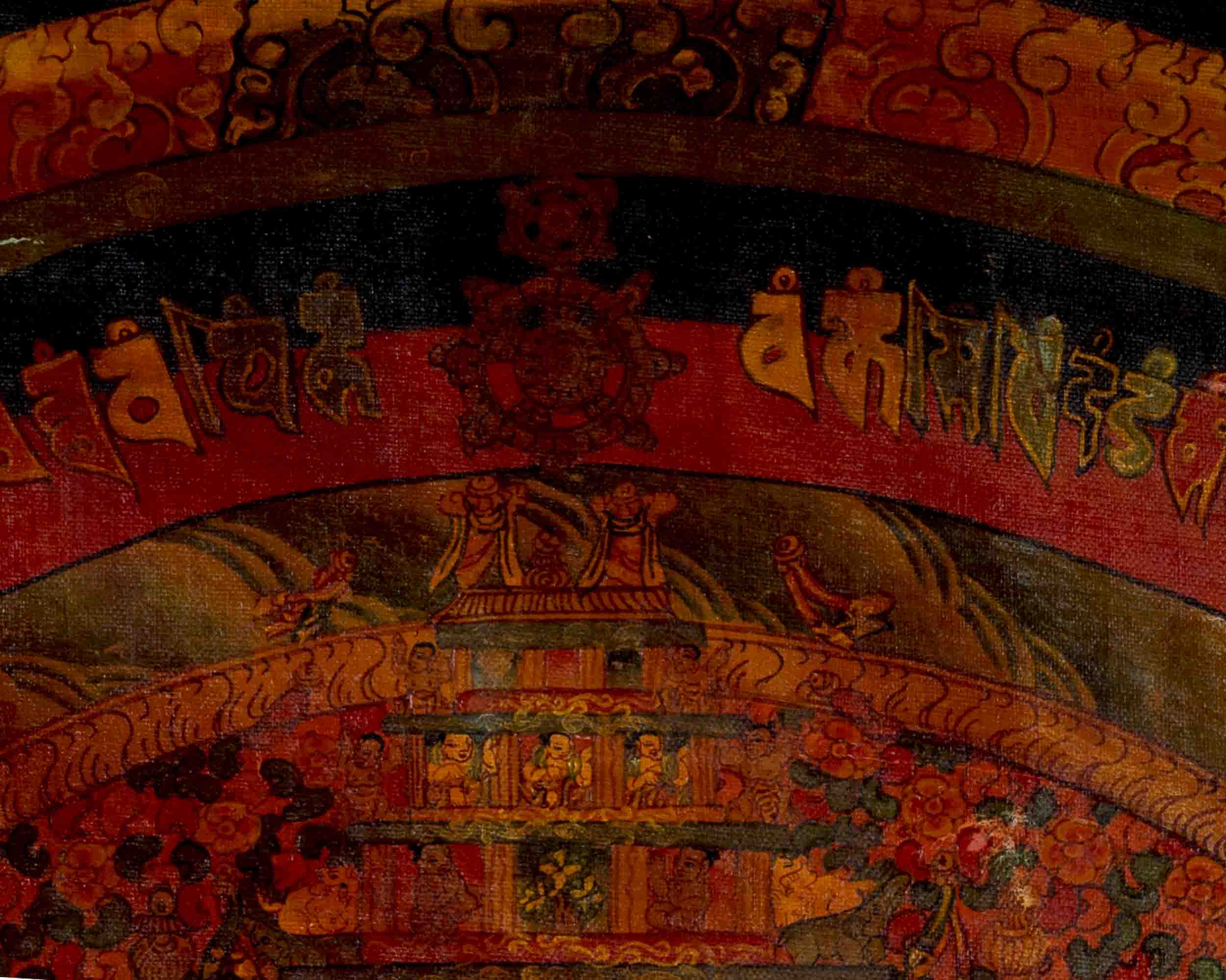 Tibetan Kalachakra Mandala Thangka | Traditional Art | Wall Decors