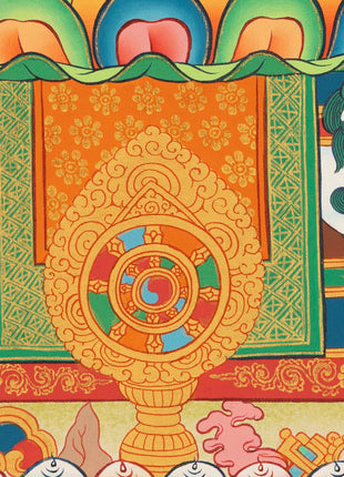 Himalayan Buddha Shakyamuni | Originally Hand-Painted Thangka