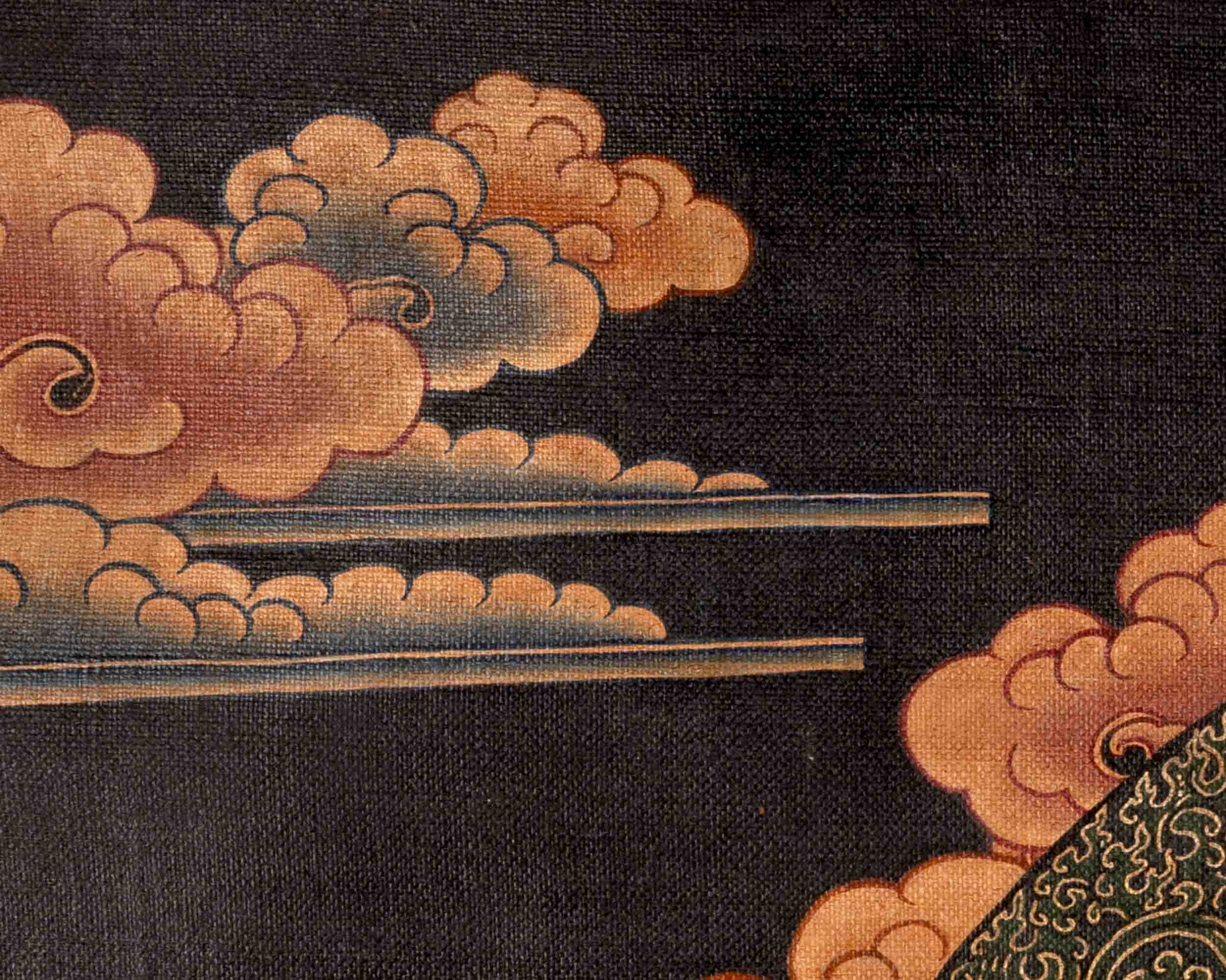 He-Vajra Thangka | Oil Varnished on Stretch Canvas
