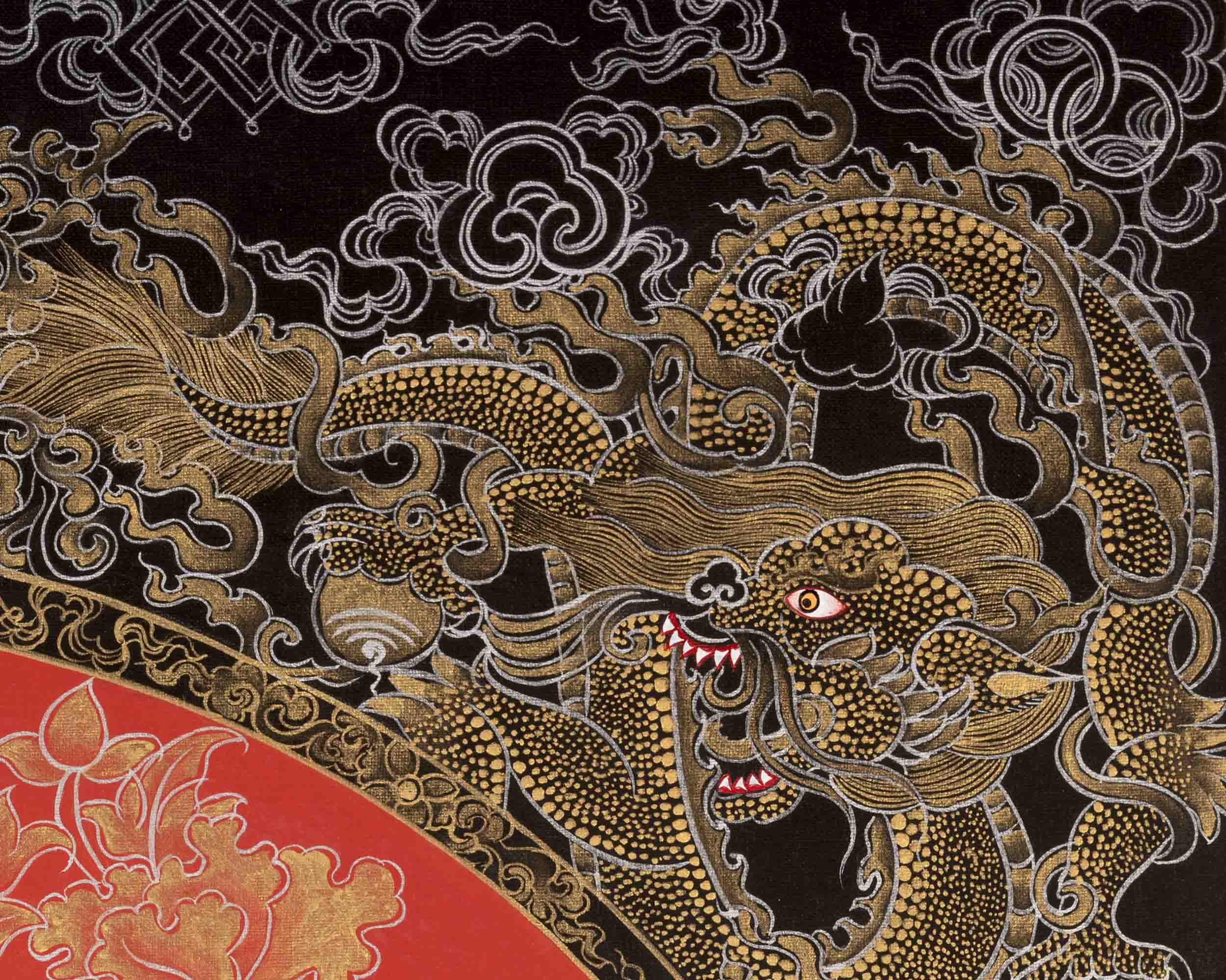 Medicine Buddha Thangka | Traditional Tibetan Painting | Wall Decors