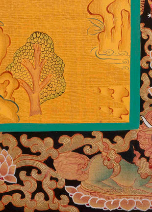 Vajrapani Thangka | Wall Hanging Canvas Art