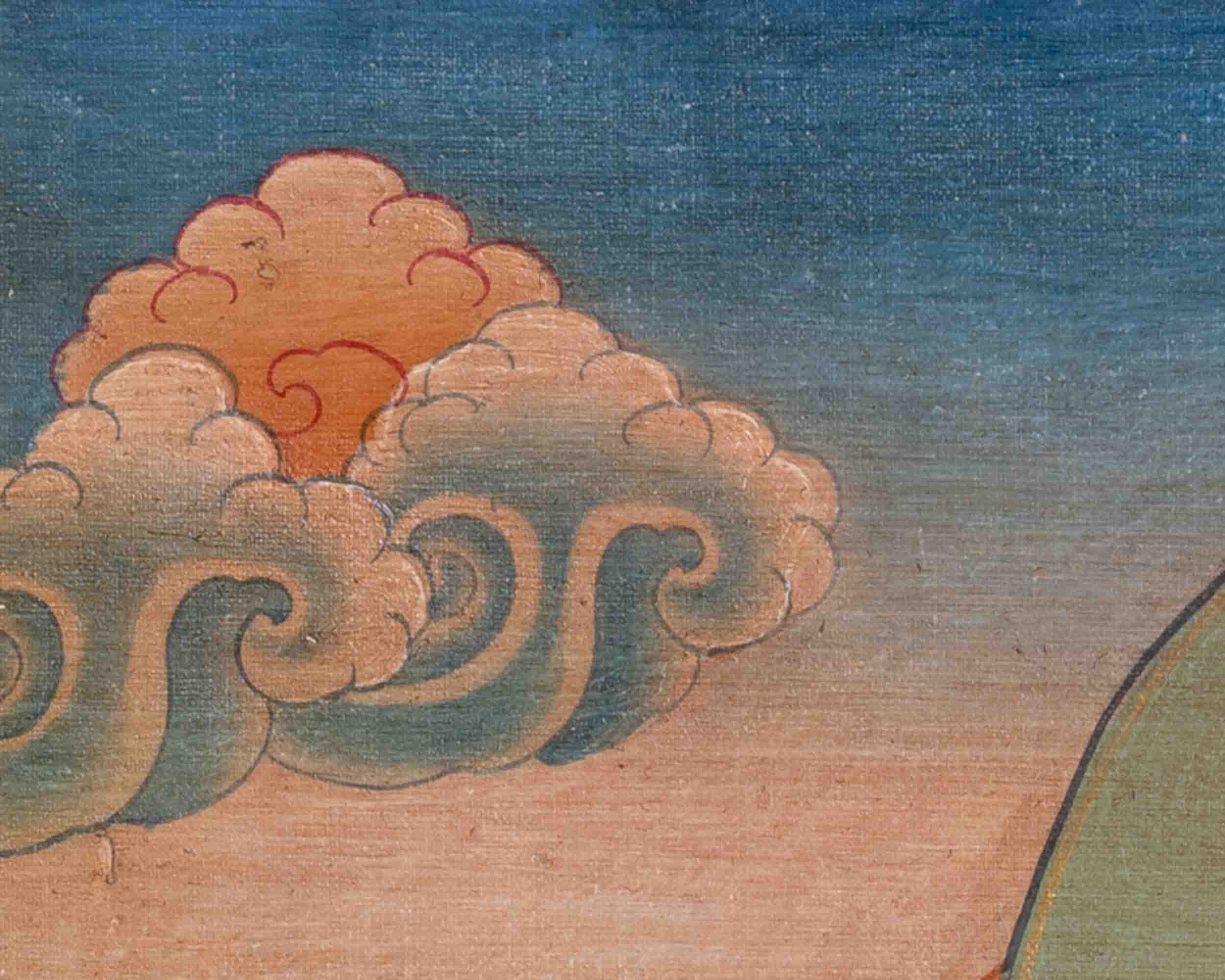 Amitabha Buddha Thangka | Religious Tibetan Art | Wall Decors