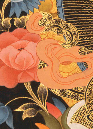 Four Armed Chenrezig Thangka | Tibetan Avalokiteshvara of compassion