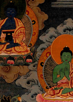 Avalokitesvara Chengrezig | Traditional Tibetan Thangka | Wall Decors